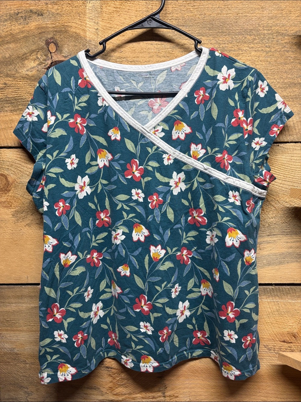 Garnet Hill Floral Pajama Set - Picture 3 of 9